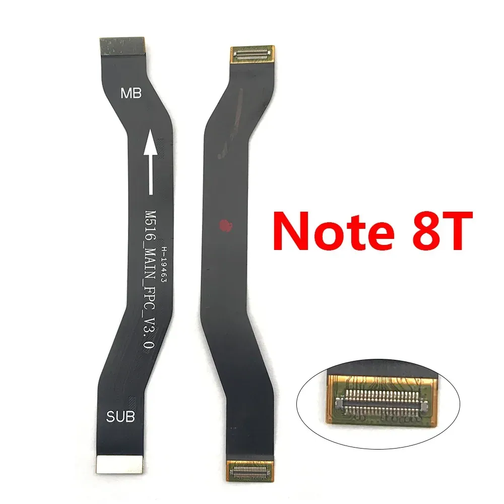 Origibal ny för Xiaomi Redmi Note 6 7 8 8T 9 9S Pro Main Board Mainboard Moderboard Connector Flex Cable