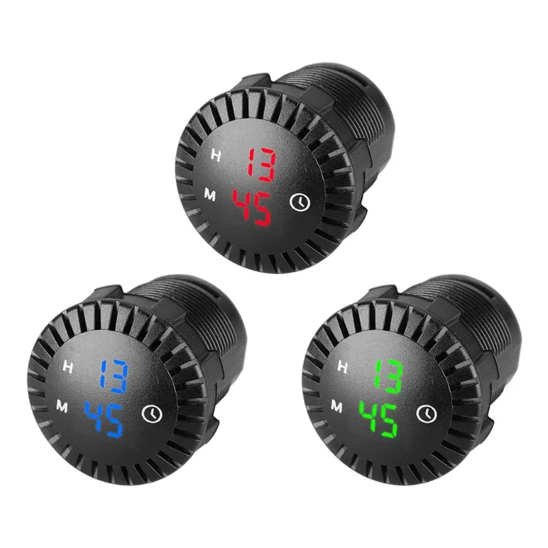 12v Auto Clock Waterproof Automotive Digital Clock LED Display ... From Ddmydec, $28. ...