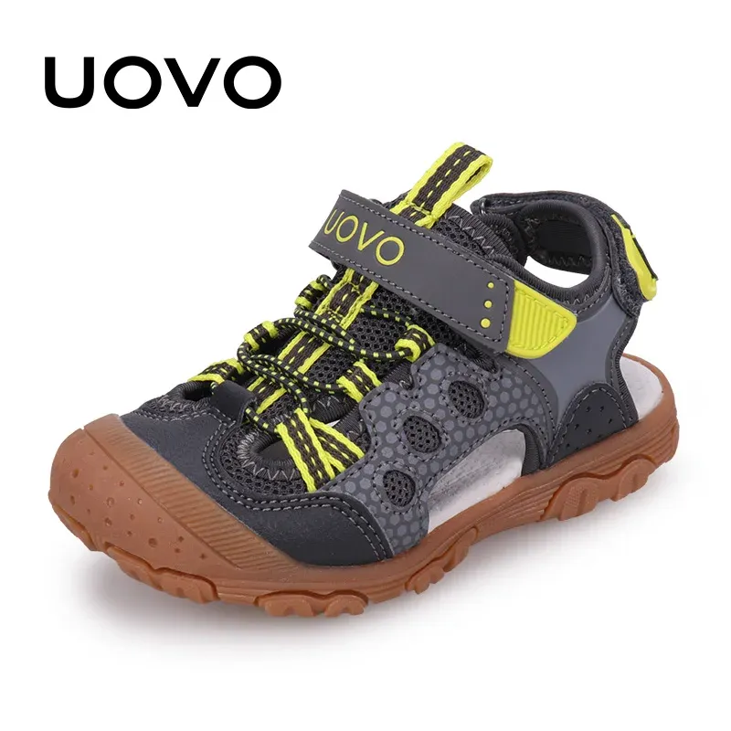 Sneakers Uovo Neuankömmlinge Kinder FODELHOUM SCHUHE Weiche Gummi -Sohle Kinder Schuhe bequeme Jungen Sandalen mit #2434