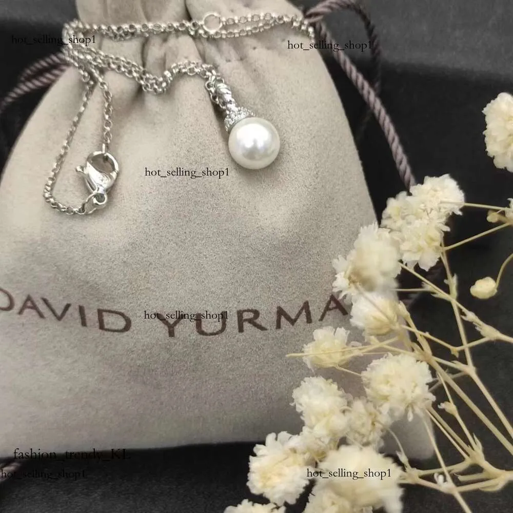 女性ファッションデザイナーのためのDavid Yurmaブレスレットジュエリーシルバーダイネックレスメンズラグジュアリージュエリー女性男の子ボーイレディーギフトパーティー高品質のデビッドYurmaネックレス433