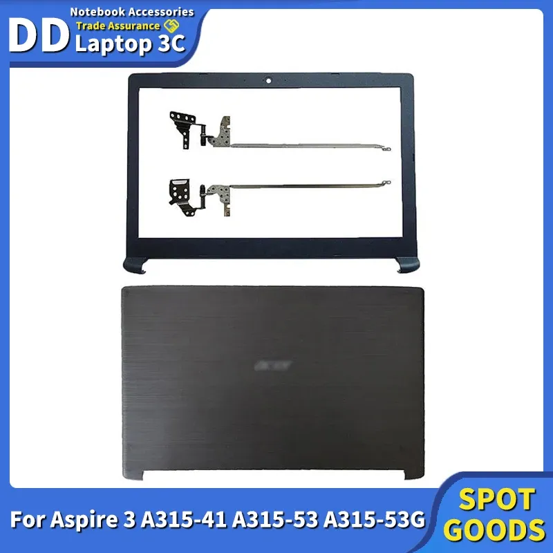 Случаи Новые для Acer Aspire 5 A51551 A51551G Aspire 3 A31551 53 A61551 N17C4 LCD LCD Задняя крышка/передняя панель/палочка ноутбука