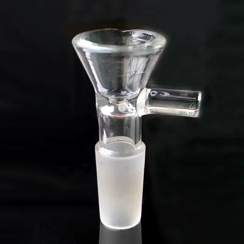 Glass Slides Bowl Pieces Bongs Bowls Funnel Rig Accessories Quartz Nail 14mm Male Female Heady Herb Smoking Holder Water Pipes Dab Rigs