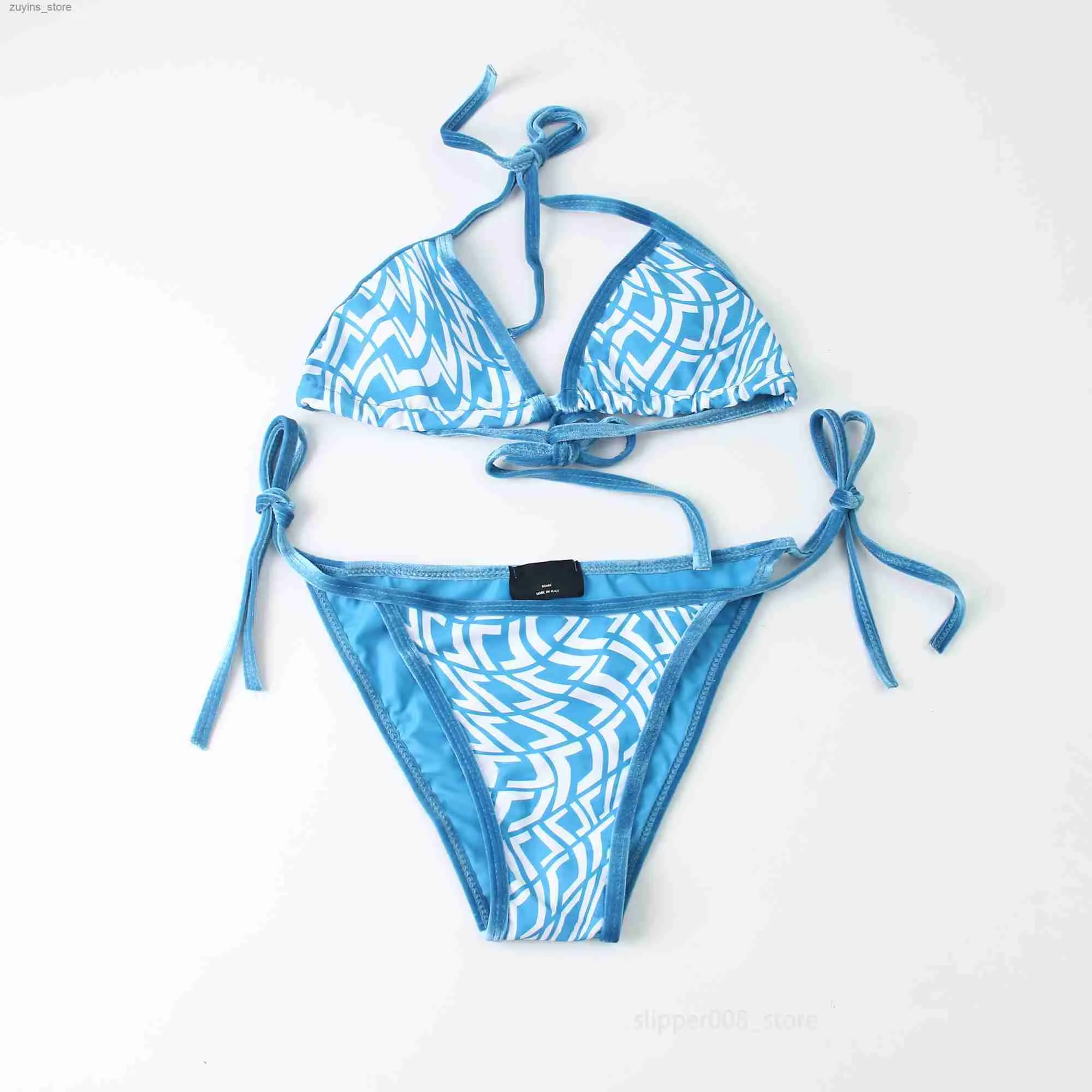 Kvinnors badkläder Italien strand svart tvådelar baddräkt för kvinnor designer badkläder bikini kvinnor badkläder baddräkt sexig kvinnan hela brev bikinis l49