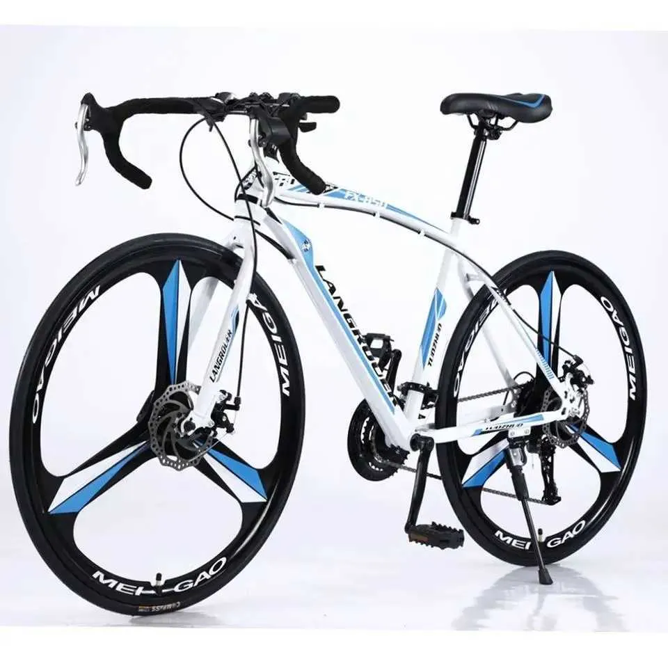 DHgate Road Bike 26Inch Aluminum Alloy 21 Speeds Dual Disc Brakes Mountain Bike for Men Cycling Sports Outdoors