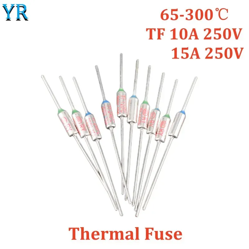 TF thermal cutoff fuse RY 10A 15A 250V - Choose from 65C to