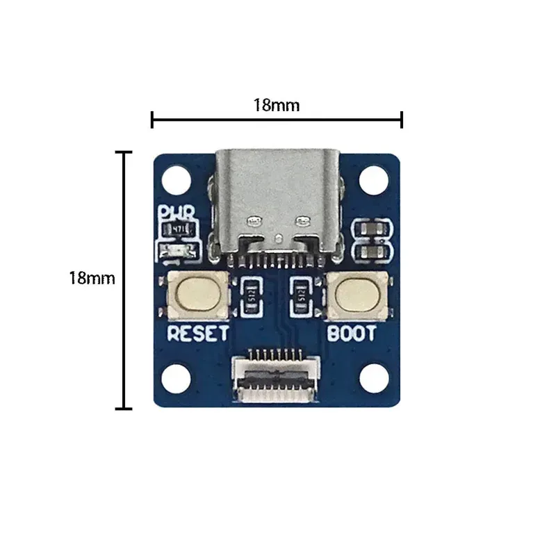 RP2040-Tiny Kit Development Board Module RP2040 Zero Raspberry Pi Pico USB Typ C Interface 264KB SRAM 2MB Flash för Arduino