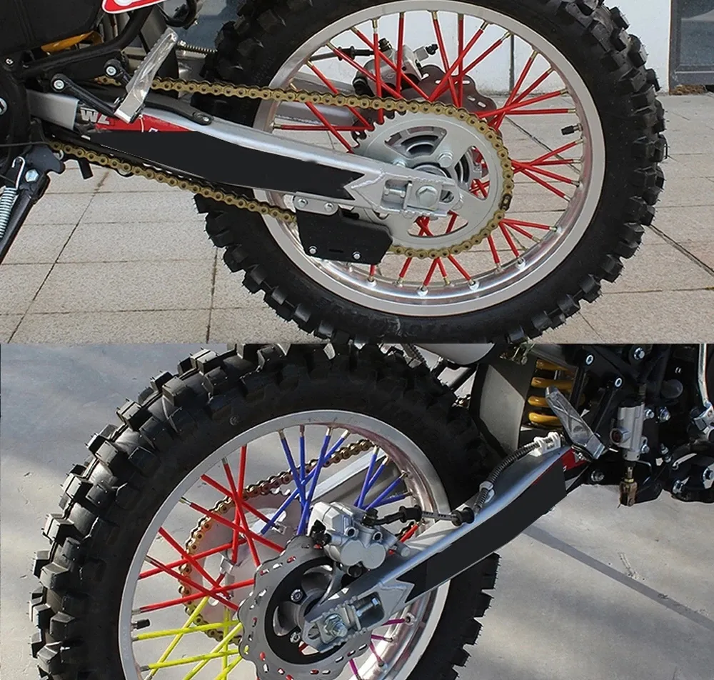 モトクロスモーターサイクルダートバイクホイールリムスズキRMZ450 RMX250 250SB RMZ/RMX/XC 250 450 250XCのリムスキンカバープロテクター