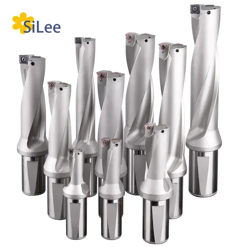 SP WC Series Drill Bites Insert Drill 11mm-49mm DEPTH 2D 3D 4D 5D Indexable U Drill CNC för SPMG WCKT Insert Machinery Lathes