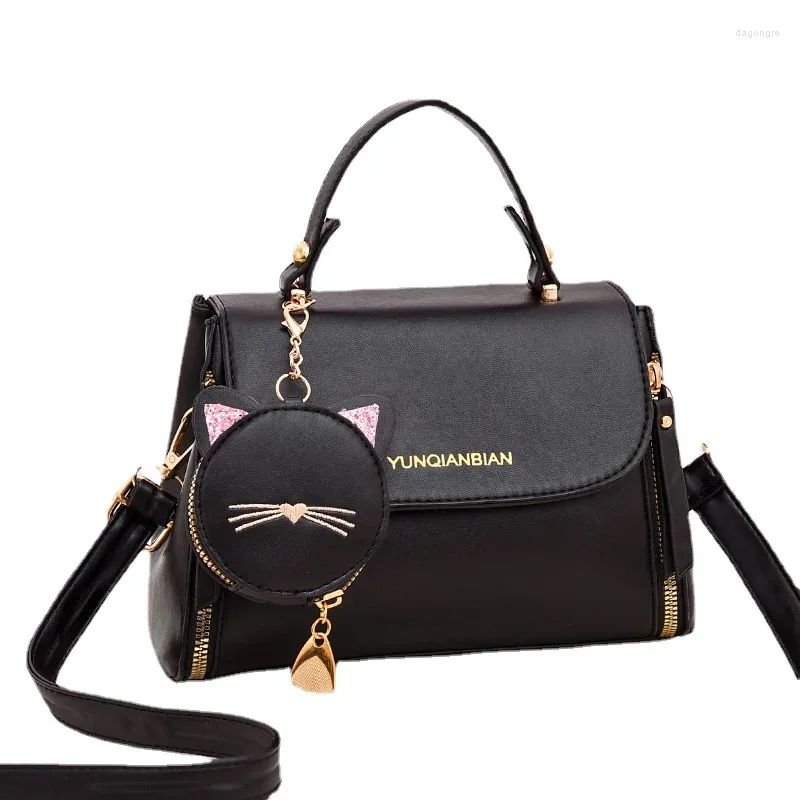 Shoulder Bags Small Square Bag Women's 2024 Slung Trend Online Celebrity Fashion Students Portable Large-capacity