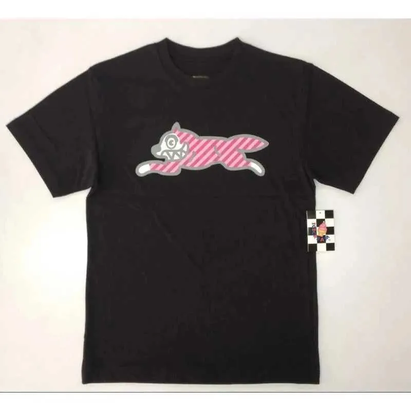 Camisetas masculinas verão novo manga curta Hip Hop Flying Dog Print