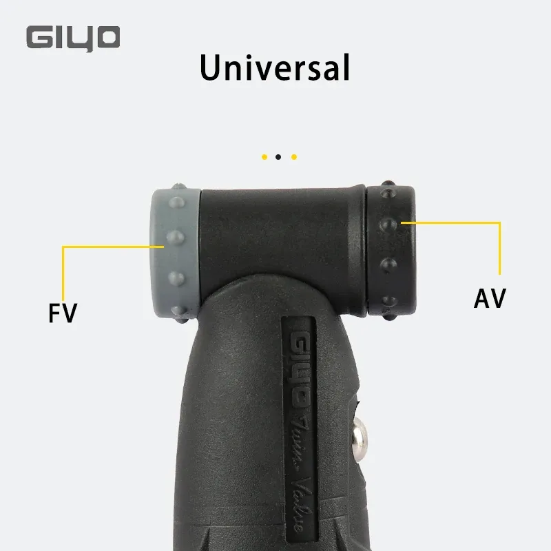 GIYO BICYCLE CAUSA PIASTURA SCHRADER/VALVE PRESTA GUARGE AIR AIR ARITO ACCESSORI CICLETTRO PROFESSIONALE PSI per bici