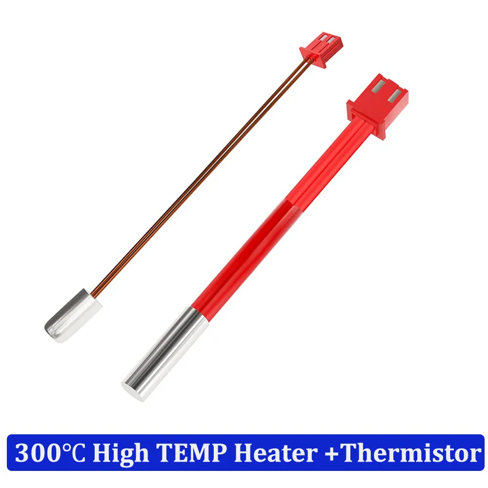 3D Printer Thermistor & Temperature Sensor Kit: Dual Sets W/ 24V 40W ...