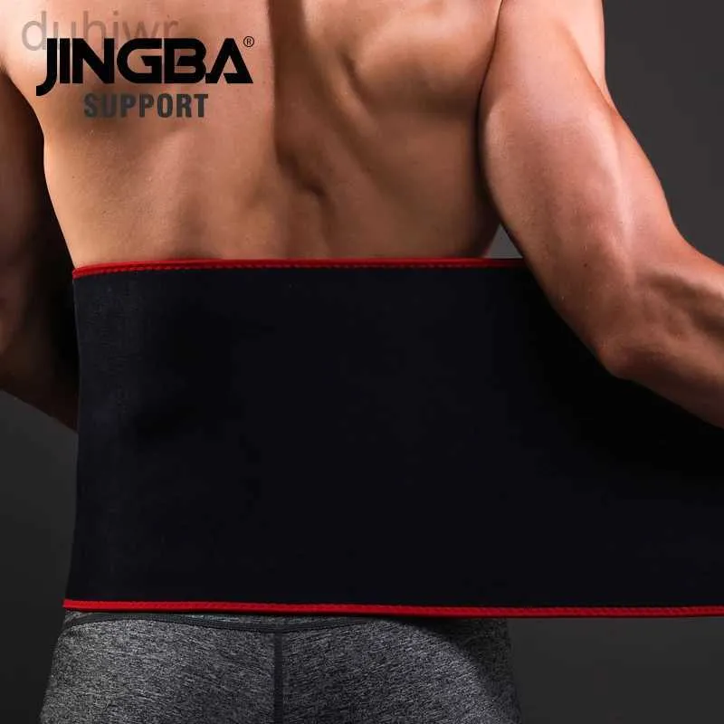 Bantningsbälte jingba support fitness bälte midja support mens svett bälte midje tränare kvinnor midja trimmer bantbälte neopren 240409