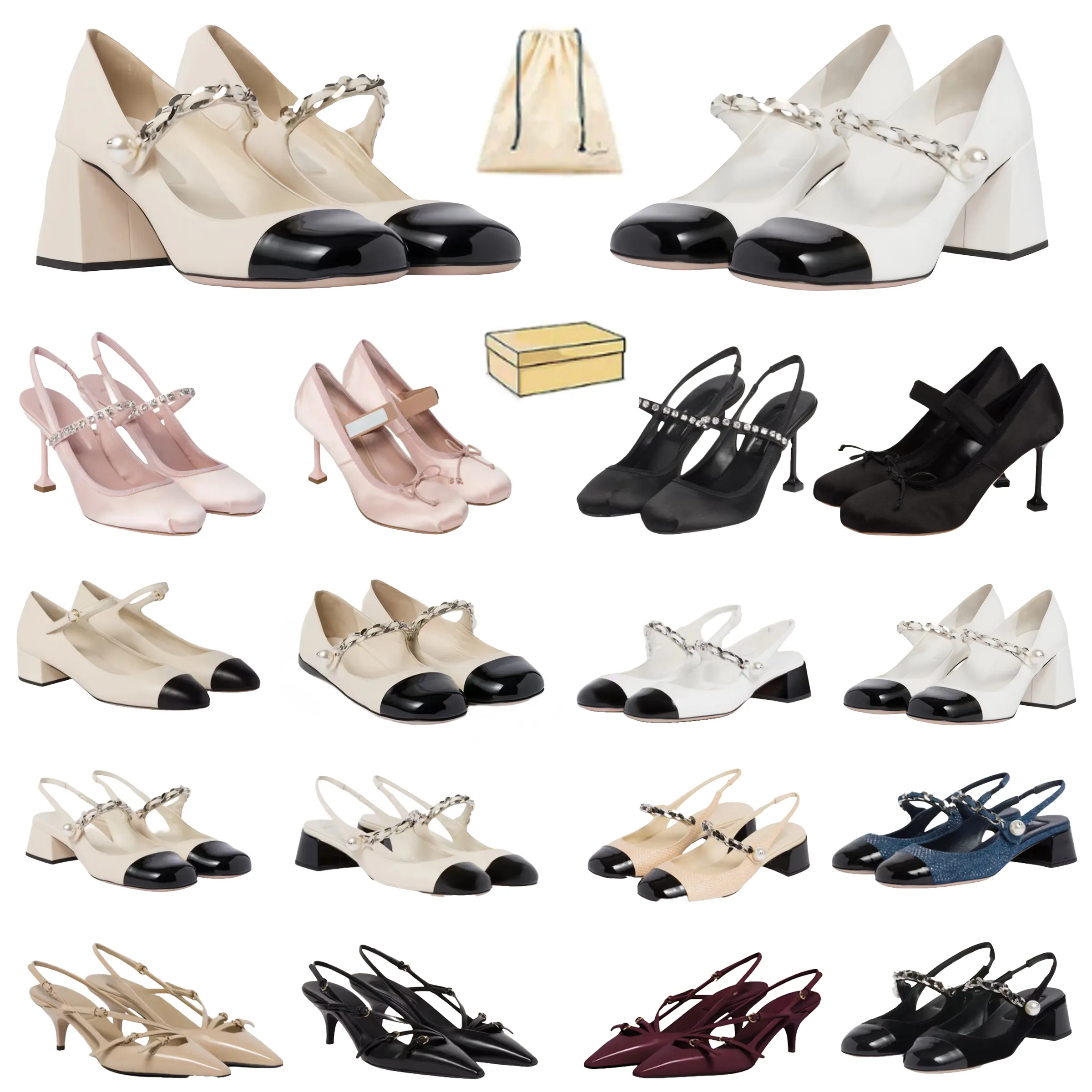 Designer Miui High Heels Letter Sandals a tacco basso designer Elegant Lady's White Pink Sier Fashion House Party Conforte