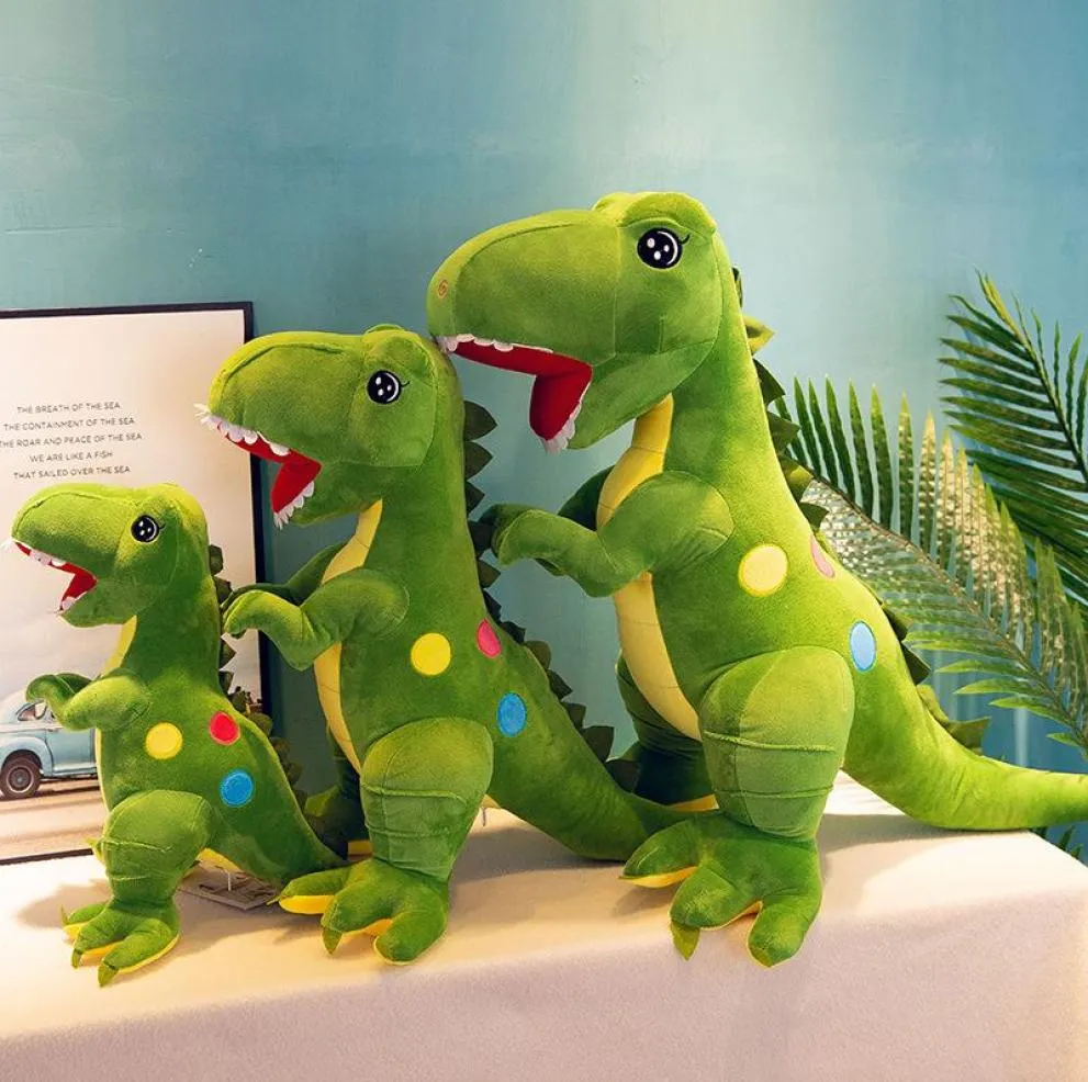 45100 cm cartoon dinosaurus pluche speelgoed tyrannosaurus zachte pop schattige knuffel dieren kinderen kinderen verjaardag cadeau6112684