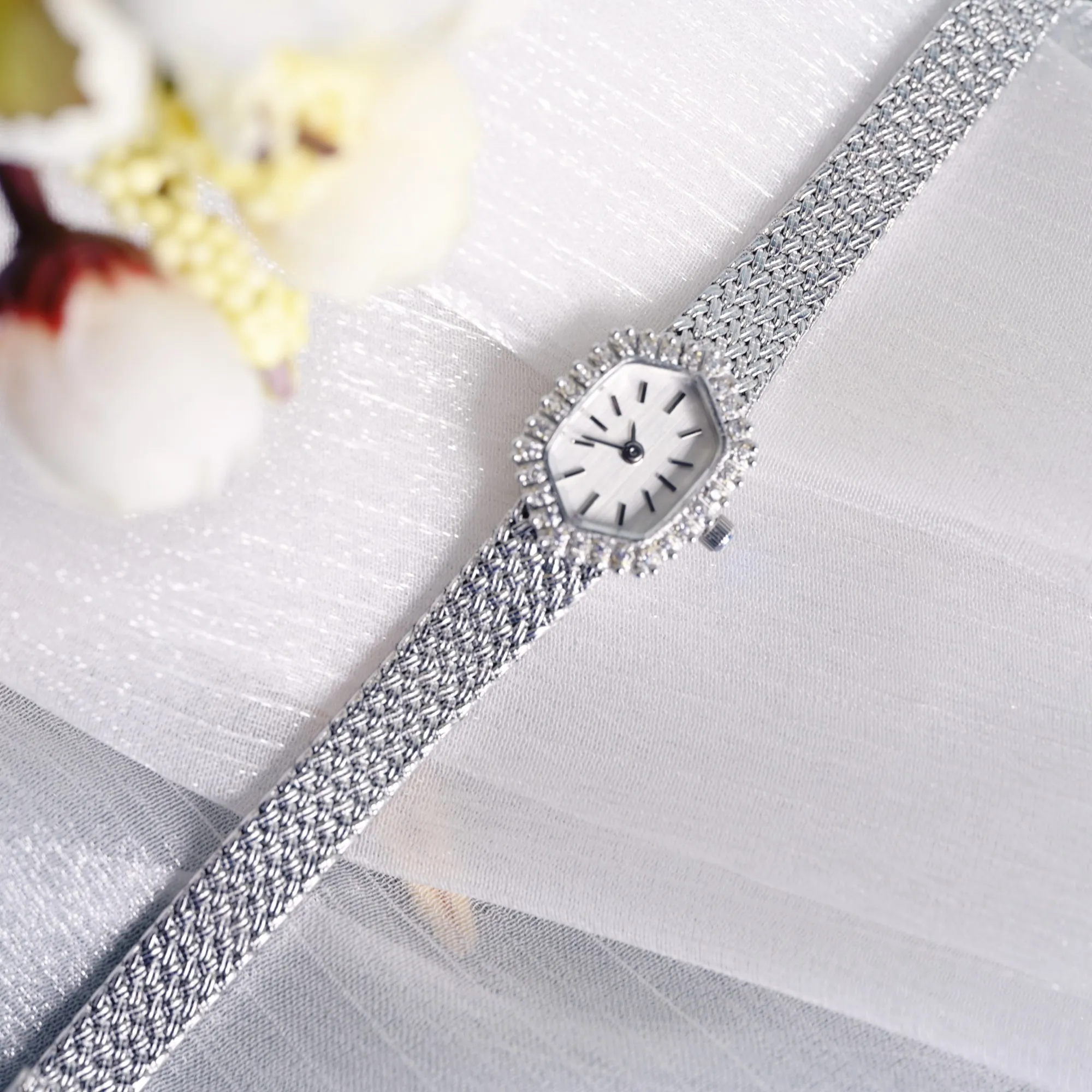 2024 Womens Vintage Watch: Small Dial, Antique Diamond  display picture 1