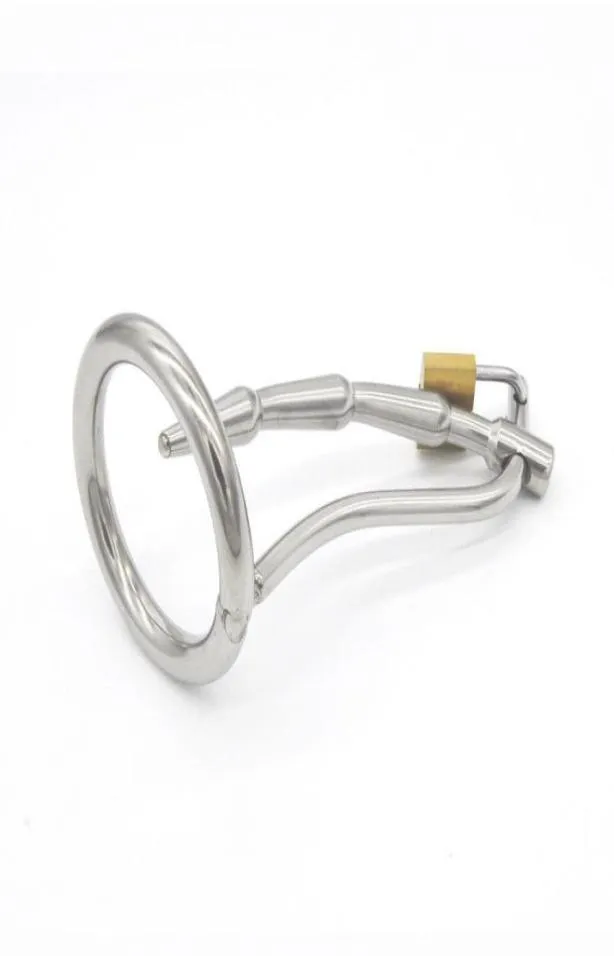 Cintura maschile in acciaio inossidabile con dispositivo maschile uretrale Nuovo T#762670090