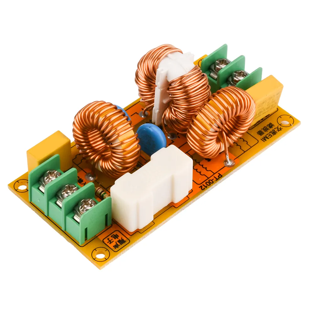 ☆ DHgate 추천 핫 아이템: EMI 전원 필터 보드 앰프 DIY 오디오 프로젝트를위한 간섭 방지 고주파 AC 전원 공급 장치