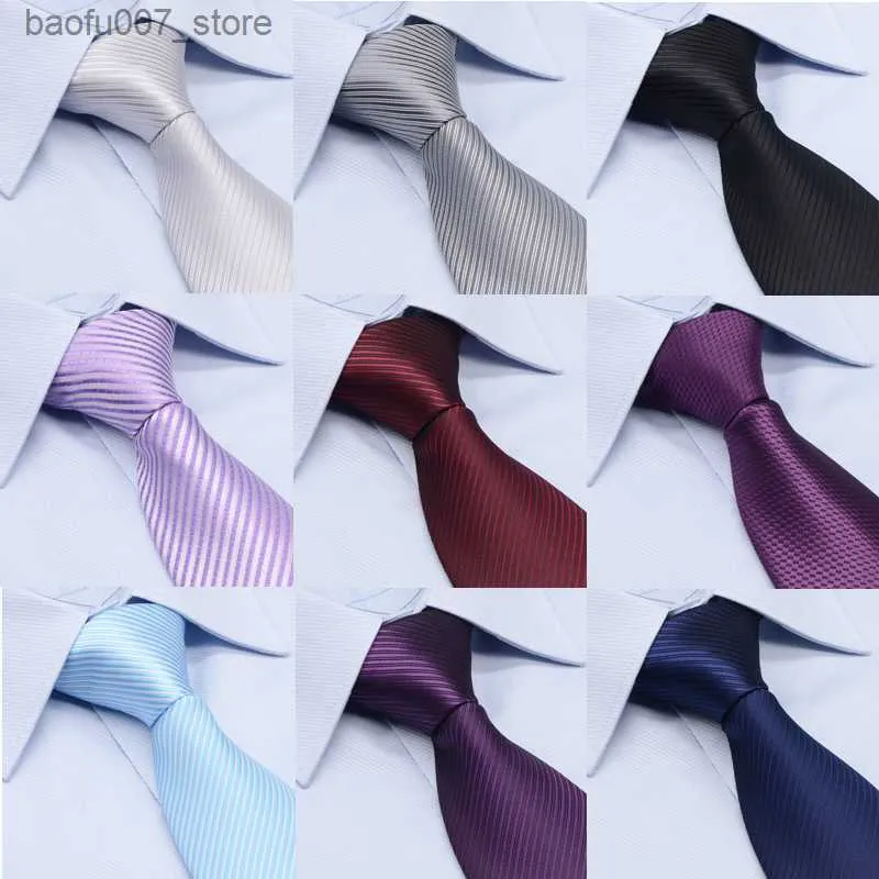 Krawat krawat męski strój formalny biznes 8c praca zawodowa studenci Czarna koreańska wersja stajenna ślub mody blueq