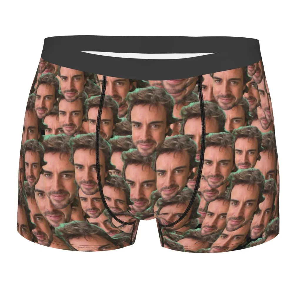 DHgate.com:Fernando Alonso Funny Face Man Long Underwear Boxer Shorts ...