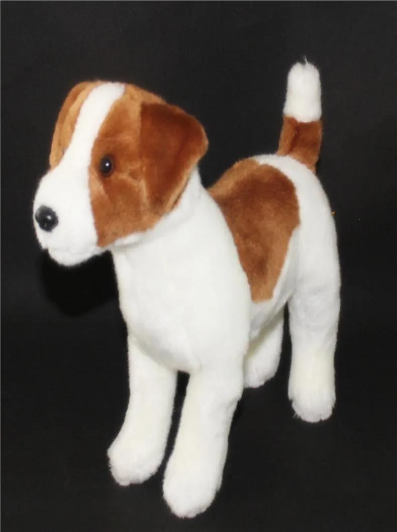 Śliczne realistyczne zwierzęcy bejble Pluszowa symulacja zabawki beagle pies lalki pies pies psa zwierzęta zwierząt dla dzieci Prezent 31x24CM DY503783494321