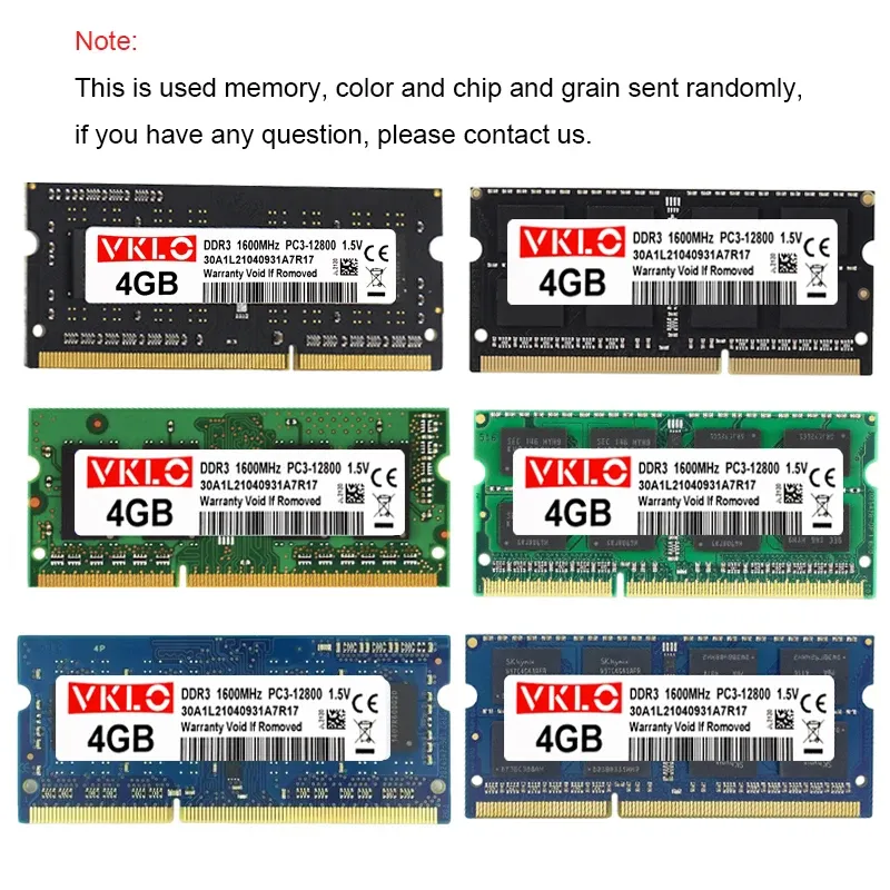 RAMS 10PCS DDR3 4G 1066 1333MH