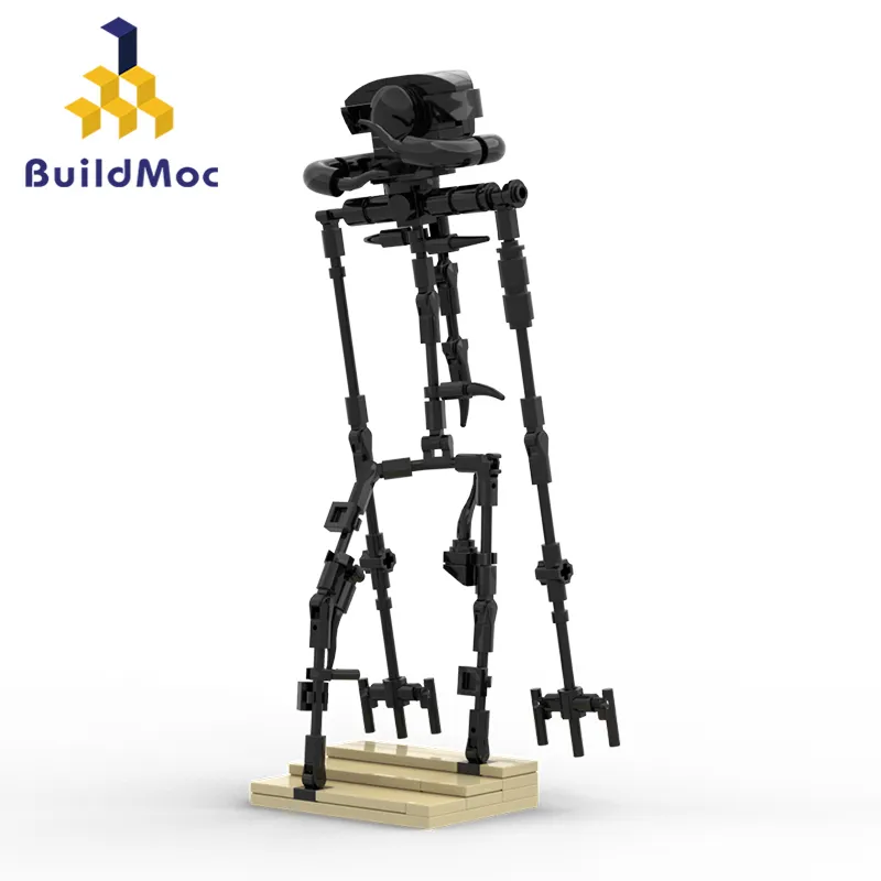 Building Blocks Mini, Black Mecha Robot Entity Construction Set ...