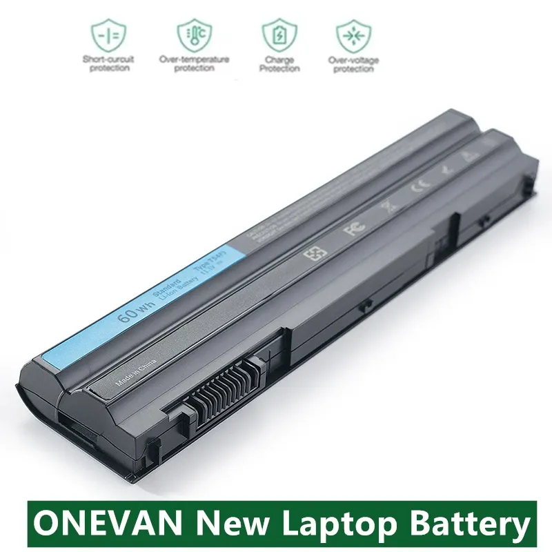 Batterien ONVAN T54FJ 60WH 8858X E6420 E5420 Laptop -Akku für Dell Latitude E5530 E6520 E6530 Inspiron 4420 5425 7520 M421R N4720 N5420