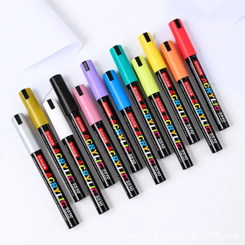 thumbnail image 2 of Artecho Acrylic Paint Markers - 36 Colors Fine Tip Paint Pens For Rocks, Ceramic & Crafts 2 of 14