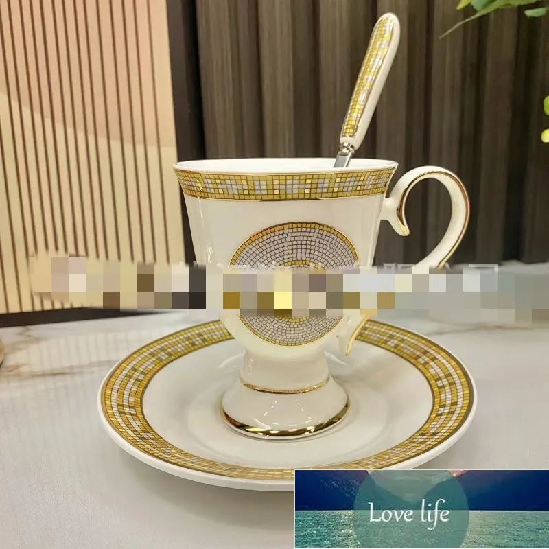 Fashion Ceramic Coffee Cup Set Coffee Set Spoon Box Box Coppia di coppie Regalo per la casa