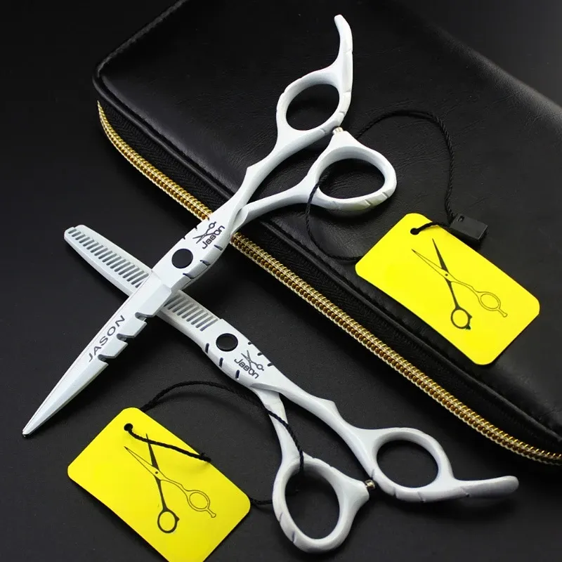 professional japan 440c 5.5 '' 6 '' red gem black cut hair scissors cutting barber haircut thinning shears hairdressing scissors