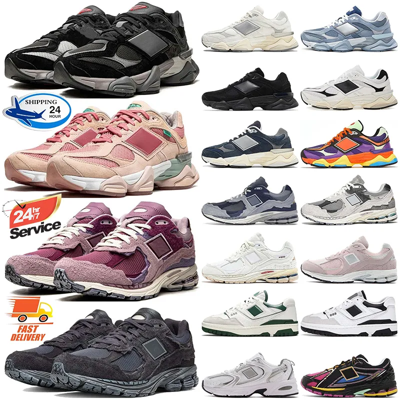 new balance 9060 2002r 550 530 Erkek kadın tasarımcı ayakkabıları siyah beyaz kırmızı erkek spor kadın spor ayakkabılar renk-2