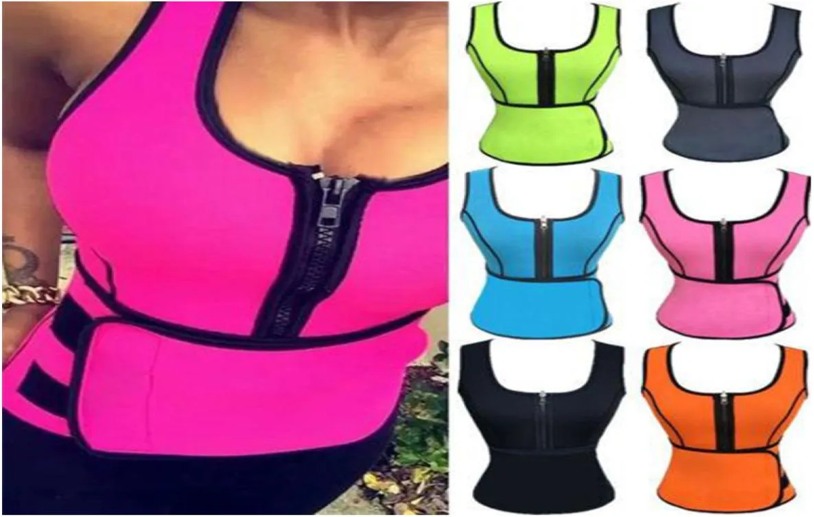Top Waist Cincher Tummy Shaper Sweat Vest Trainer Girdle Control Corset Body Shapers for Women Plus Size S4XL8859791