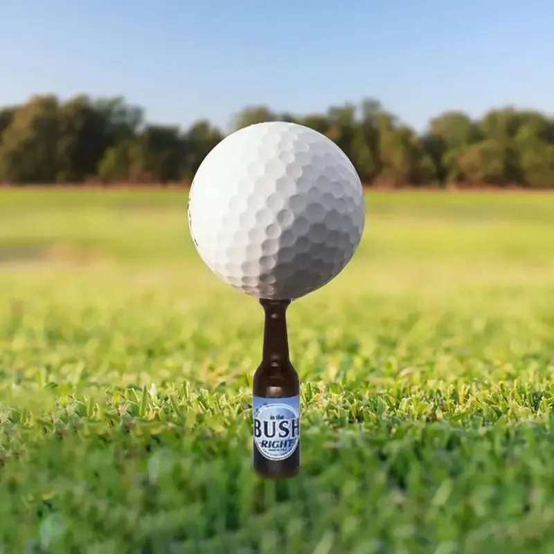 Herren Golf Tees Neuheit Flaschenform Golf Tee tragbare Golfzubehör für Vatertagsgeschenke Lustige Golftraining Ausrüstung für