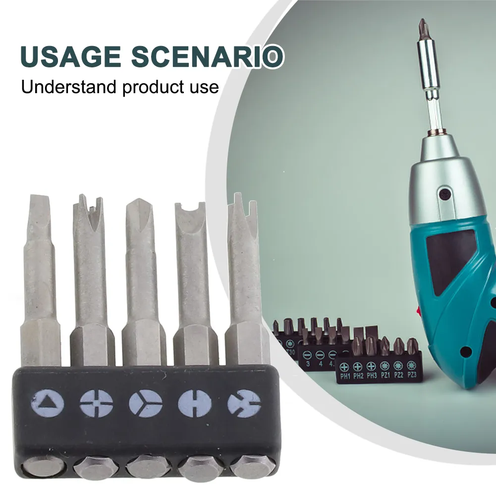 3 Point Triangle Screwdriver Bit Set: 1.96 Inch, Durable & Precise For ...