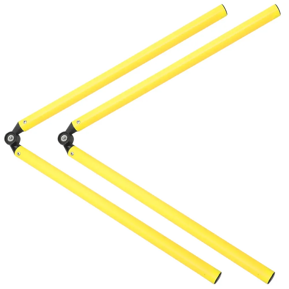 2 Pcs Football Training Rod Soccer Equipment Agility Railing Poles Abs Supplies