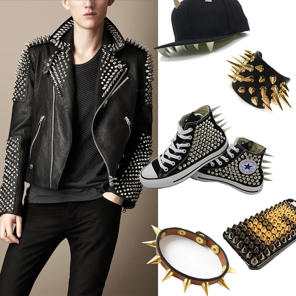 Clothing Studs: Metal Round Four Claw Rivets For Leather Crafts, Silver ...