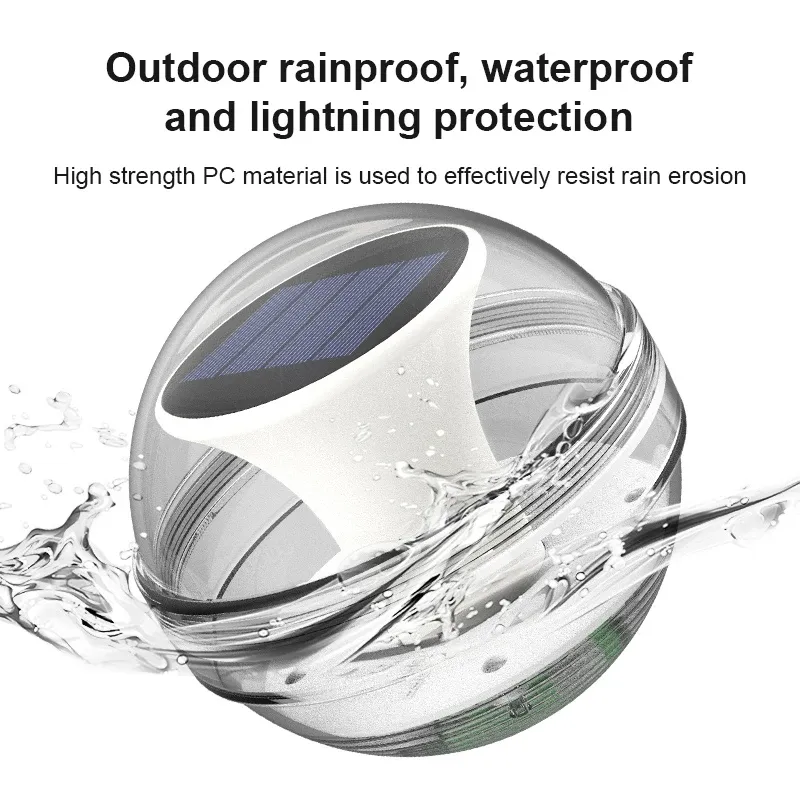 Floating Lights Solar Lamps Waterproof Floating Water Ball Lamp For Swimming Pool Party Yard Pond Garden Decor Night Lighting