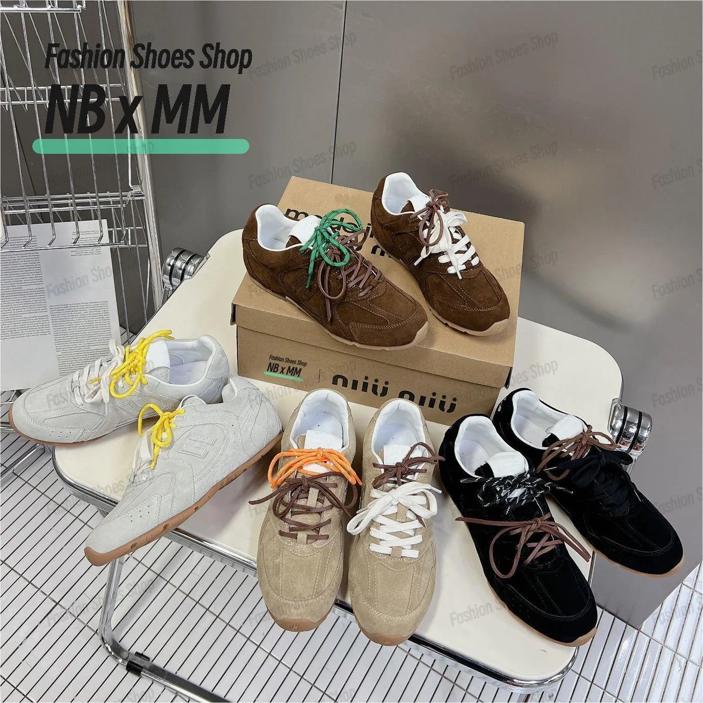 夏の屋外デザイナーMiui Beach Womens Loafer Muleセクシーな高品質のカジュアルシューズフラットメンズレディ