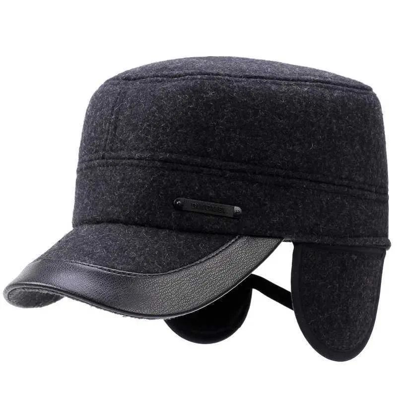 Hat for men big head hats winter thickened warm duck tongue c outdoor sports flat cs dad hat trucker hats free shipping