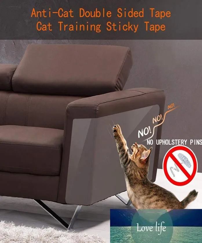 8pcs kedi çizik bant caydırıcı anti -çizik dayanıklı çıkartma temiz halı kanepe koruma mobilya evcil hayvan eğitimi9571949