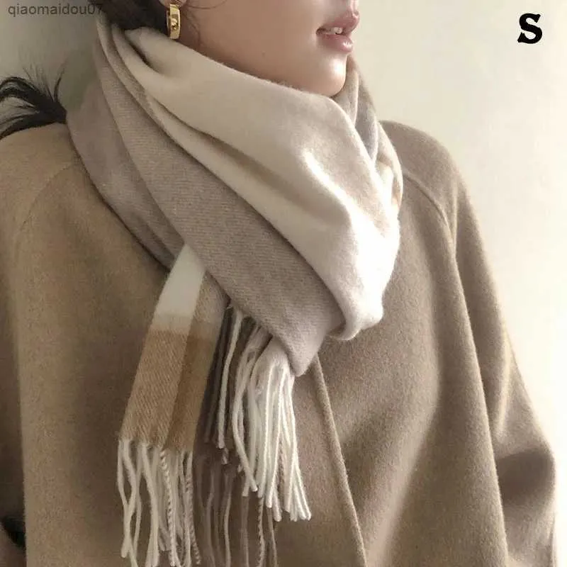 Scialli di alta qualità per sciarpa di lana pura al 100% per donne classiche e unica e unica nappa a colore solido inverno toccarla calda per scialle calde per donne per donnel2404