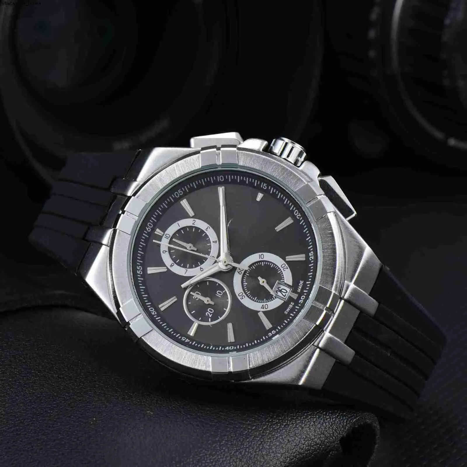 Дизайнерский дизайн Top Brand Series Racing Sports Leisure Fashion Luxury Staine Steel Steel Best Автоматические дизайнерские движения Quartz Watches High Quali