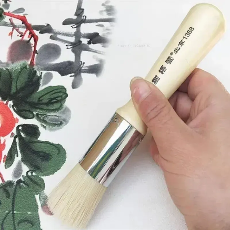 Set 5 Pennelli Per Pittura - Rotondi Con Setole, Per Acrilico, Acquerello E Olio, Diverse Misure - Foto 8