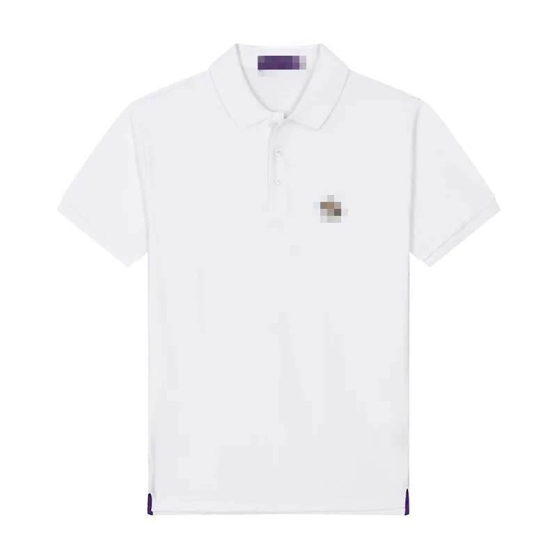 Polos pour hommes de haute qualité Top de printemps / été de coton d'été brodé à lalchierie rapide et à la gamme de rides à séchage