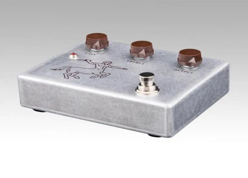 New Klon Centaur Aluminum color Overdrive Booster Stomp box Pedal BRAND NEW CONDITION1641184