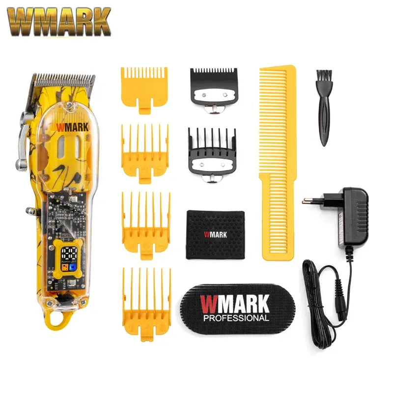 Trimmers WMarkng411 Huile Head Push Poussinet Vente chaude Chargée Barber Hair Clipper