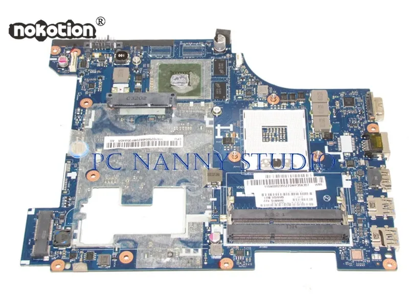 Anakart Pcnanny 11S90002355 Lenovo G580 Dizüstü Bilgisayar Ana Kurulu Ana Kurulu QiWG6 LA7988P HM76 DDR3 HD4000 GT710M video kartı