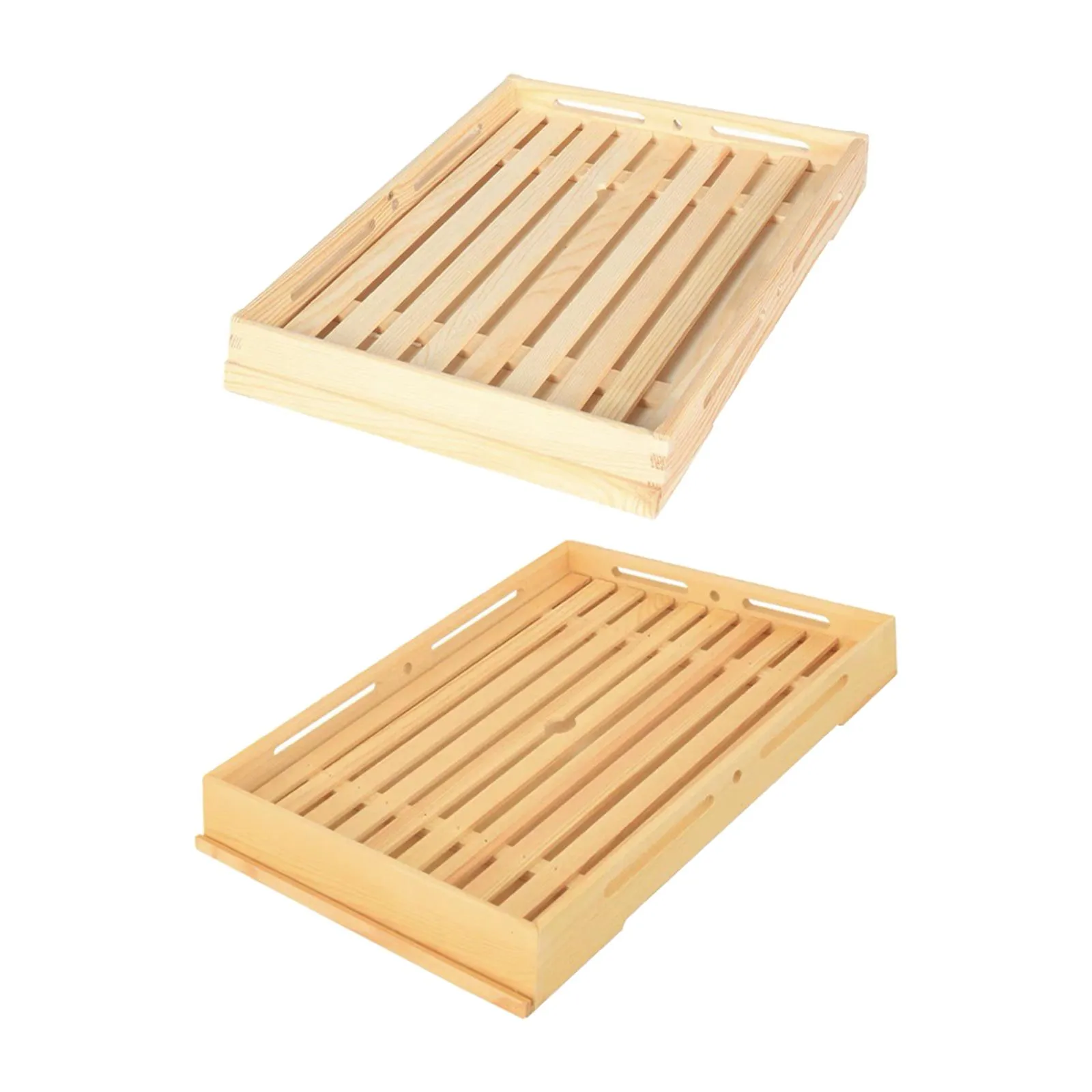 Bread Cutting Board Wooden Bread Board Removable Crumb Catcher Sturdy with