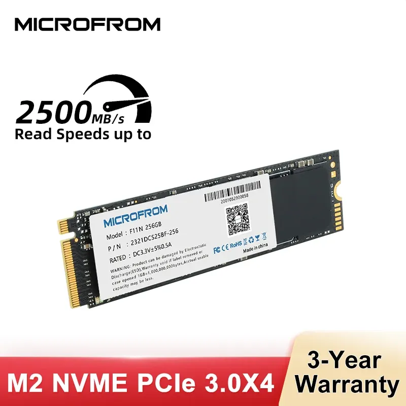 Drives Microfrom SSD M2 1TB NVME SSD 512 Go 256 Go 128 Go M.2 2280 PCIE 3.0 Disque Disque à l'état solide interne pour ordinateur portable pour ordinateur portable